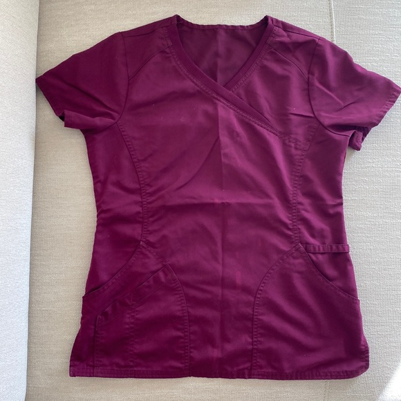 Other Burgundy Scrubs Poshmark